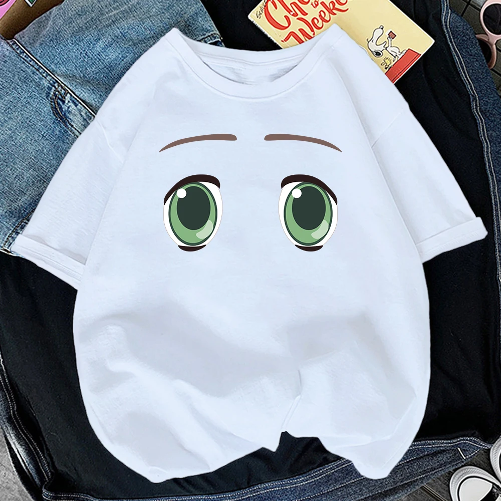 Good thing to cartoon eye printed women T-shirt short sleeve fashion Y2KT T-shirt o collar fitted top street casual women wear
Good thing to cartoon eye printed women T-shirt short sleeve fashion Y2KT T-shirt o collar fitted top street casual women wear