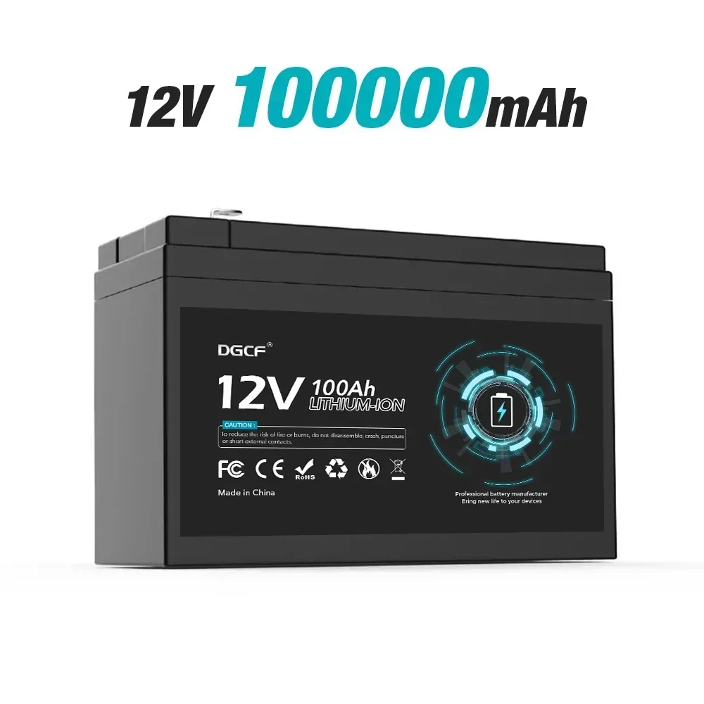 The new 12V 100Ah 120AhCapacity18650 lithium battery pack built-in BMS for solar boat + LED + spray battery+12.6V Charger
The new 12V 100Ah 120AhCapacity18650 lithium battery pack built-in BMS for solar boat + LED + spray battery+12.6V Charger