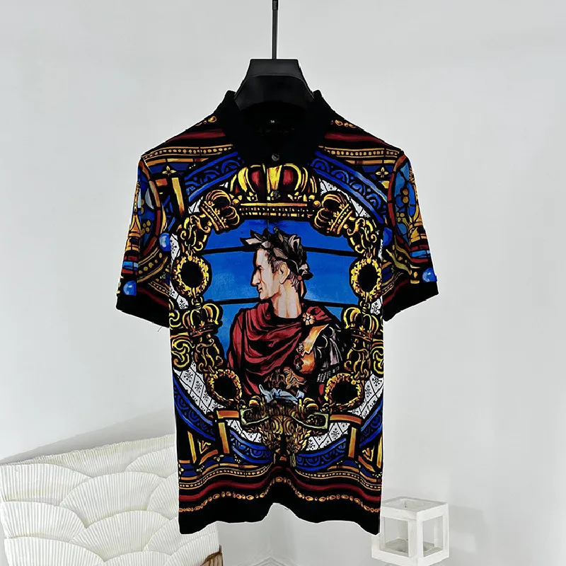 Europe Style Summer Hot Fashion Men's High Quality Retro Print Polo Shirt Tops C159
Europe Style Summer Hot Fashion Men's High Quality Retro Print Polo Shirt Tops C159