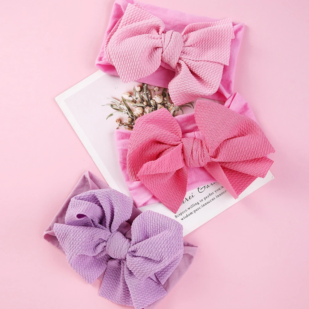 Large Bow Baby Girls Headwear Turban Nylon Headband Newborn Soft Wide Big Hairbow Headwrap Infant Messy Bow Knot Baby Hairband
Large Bow Baby Girls Headwear Turban Nylon Headband Newborn Soft Wide Big Hairbow Headwrap Infant Messy Bow Knot Baby Hairband