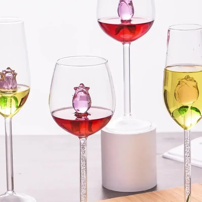 

1 шт. креативный розовый коктейльный бокал для мартини бокал в форме конуса для свадьбы дня рождения вечеринки Хрустальный цвет шампанского