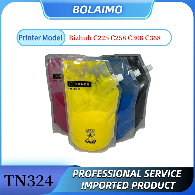 500g TN324 Toner Powder for Konica Minolta Bizhub C225 C258 C308 C368 Toner Refill Japan Compatible Copier Toner
500g TN324 Toner Powder for Konica Minolta Bizhub C225 C258 C308 C368 Toner Refill Japan Compatible Copier Toner