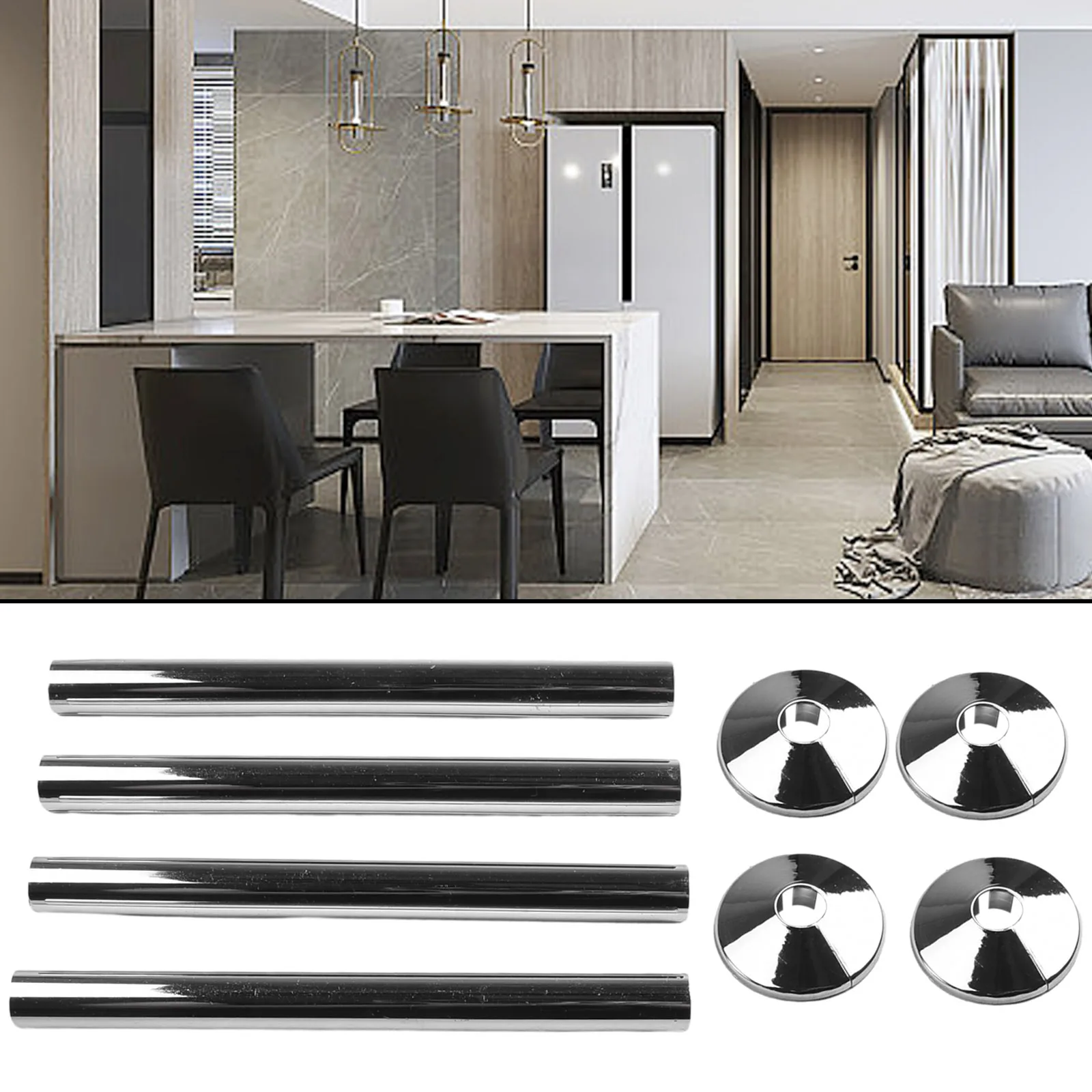 4sets Pipes Radiator Pipe Covers Sleeve 15mm Pipe Decorative Ring Decorative Cover Hole Ring With Pipe Fittings
4sets Pipes Radiator Pipe Covers Sleeve 15mm Pipe Decorative Ring Decorative Cover Hole Ring With Pipe Fittings