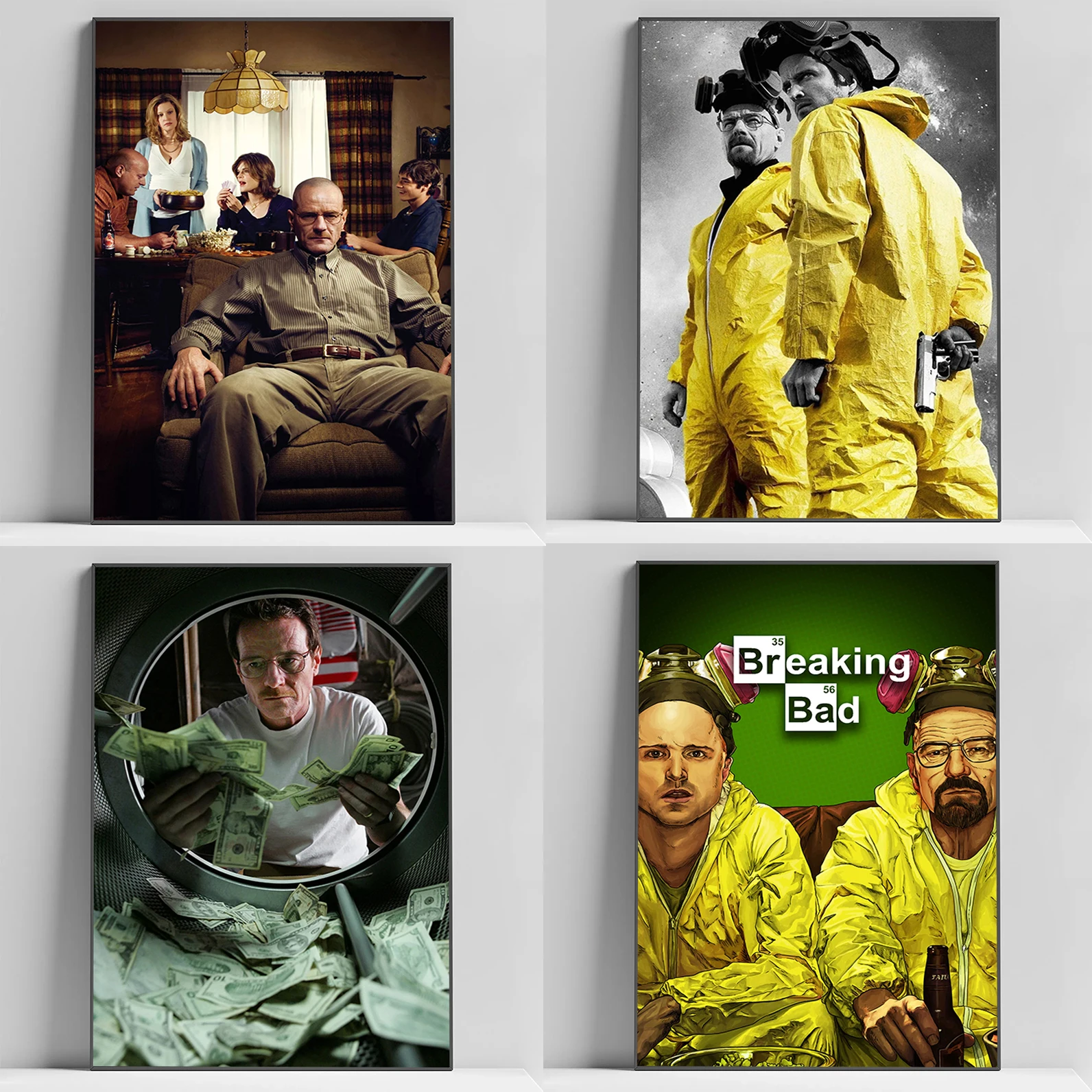 

Breaking Bad Tv Show Home Posters for Wall Art Decorative Paintings Gaming Room Decoration Painting on Canvas Custom Poster Home