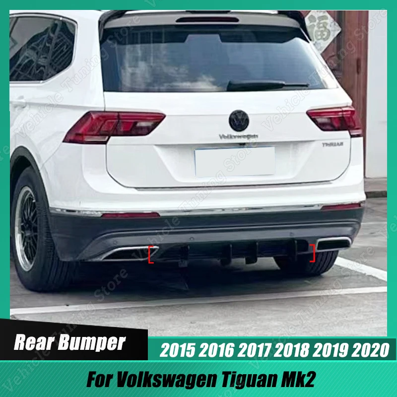 Car Rear Bumper Diffuser Lip Spoiler Body Kits Tuning Gloss Black For Volkswagen Tiguan MK2 2015 2016 2017 2018 2019 2020 ABS
Car Rear Bumper Diffuser Lip Spoiler Body Kits Tuning Gloss Black For Volkswagen Tiguan MK2 2015 2016 2017 2018 2019 2020 ABS