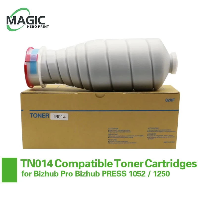 Для TN014 совместимый с Konica Minolta TN014 Черный тонер-картридж для Bizhub Pro Bizhub PRESS 1052/1250
Для TN014 совместимый с Konica Minolta TN014 Черный тонер-картридж для Bizhub Pro Bizhub PRESS 1052/1250