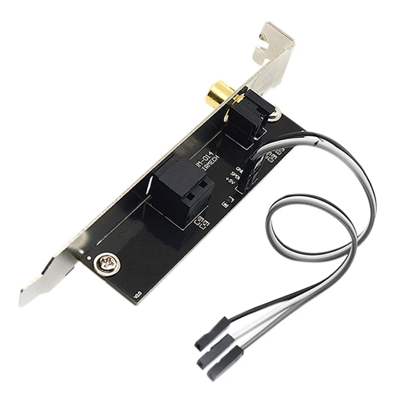 2X 24Bit 192Khz Daughter Card SPDIF Optical And RCA Out Plate Cable Bracket Digital Audio Output For ASUS Gigabyte
2X 24Bit 192Khz Daughter Card SPDIF Optical And RCA Out Plate Cable Bracket Digital Audio Output For ASUS Gigabyte