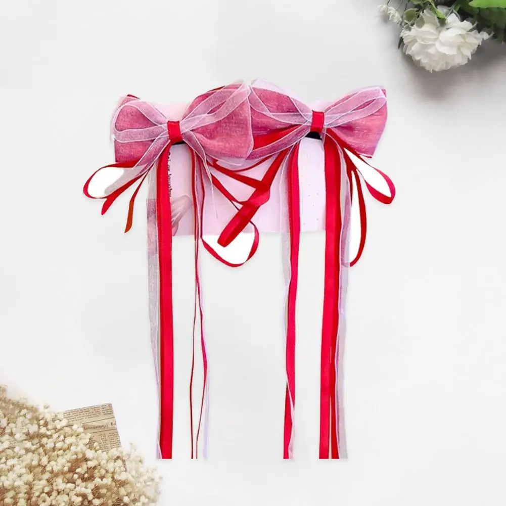 2Pcs Bowknot Hair Clips Beautiful Multicolor Versatile Bow-knot Design Hair Clips Girls Supply Mesh Hairpins Infant Headware
2Pcs Bowknot Hair Clips Beautiful Multicolor Versatile Bow-knot Design Hair Clips Girls Supply Mesh Hairpins Infant Headware