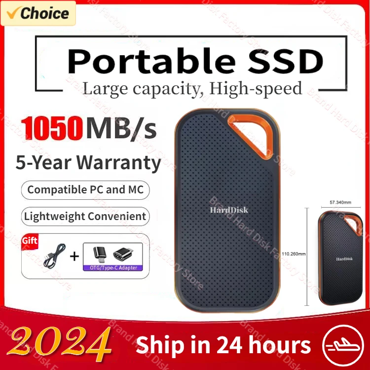 Original 256TB Externo SSD, Dispositivo Portátil De 2TB 1TB, 480GB, Tipo C, HD, Para Ordenador Portátil Speed 2000M/S for ps5
Original 256TB Externo SSD, Dispositivo Portátil De 2TB 1TB, 480GB, Tipo C, HD, Para Ordenador Portátil Speed 2000M/S for ps5