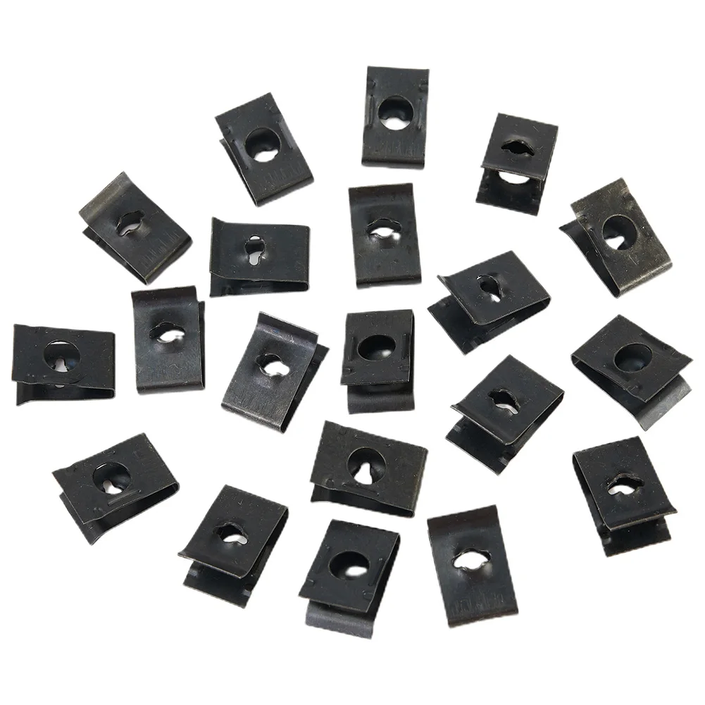 20pcs Metal U-Type Clips For Car Bumper Fender Trim Panel Fastener J113 Black 6mm (Fits, M5 Screws)17x10.5mm Car Accessories
20pcs Metal U-Type Clips For Car Bumper Fender Trim Panel Fastener J113 Black 6mm (Fits, M5 Screws)17x10.5mm Car Accessories