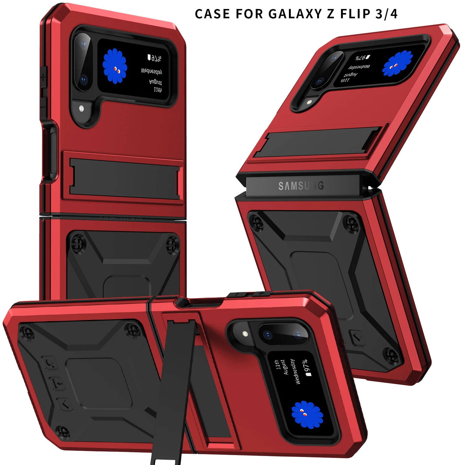 Hot Heavy Duty Armor Shockproof For Samsung Galaxy Z Flip 4 3 Flip4 Flip3 5G Dirt Proof Bracket Stand Funda CASE Cover
Hot Heavy Duty Armor Shockproof For Samsung Galaxy Z Flip 4 3 Flip4 Flip3 5G Dirt Proof Bracket Stand Funda CASE Cover