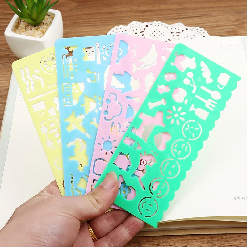 12pcs Stationery Ruler Drafting Tool School Painting Supplies Office Child Art Drawing Multifunctional Hollow Ruler Supplies
12pcs Stationery Ruler Drafting Tool School Painting Supplies Office Child Art Drawing Multifunctional Hollow Ruler Supplies