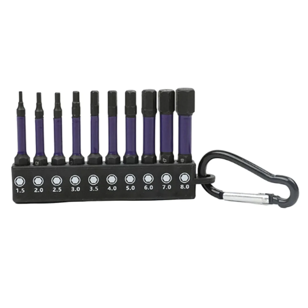 Magnetic Hex Head Screwdriver Bit Set 10Pcs 14 Shank Screwdriver Bit Ideal for DIY Projects and Professional Use
Magnetic Hex Head Screwdriver Bit Set 10Pcs 14 Shank Screwdriver Bit Ideal for DIY Projects and Professional Use