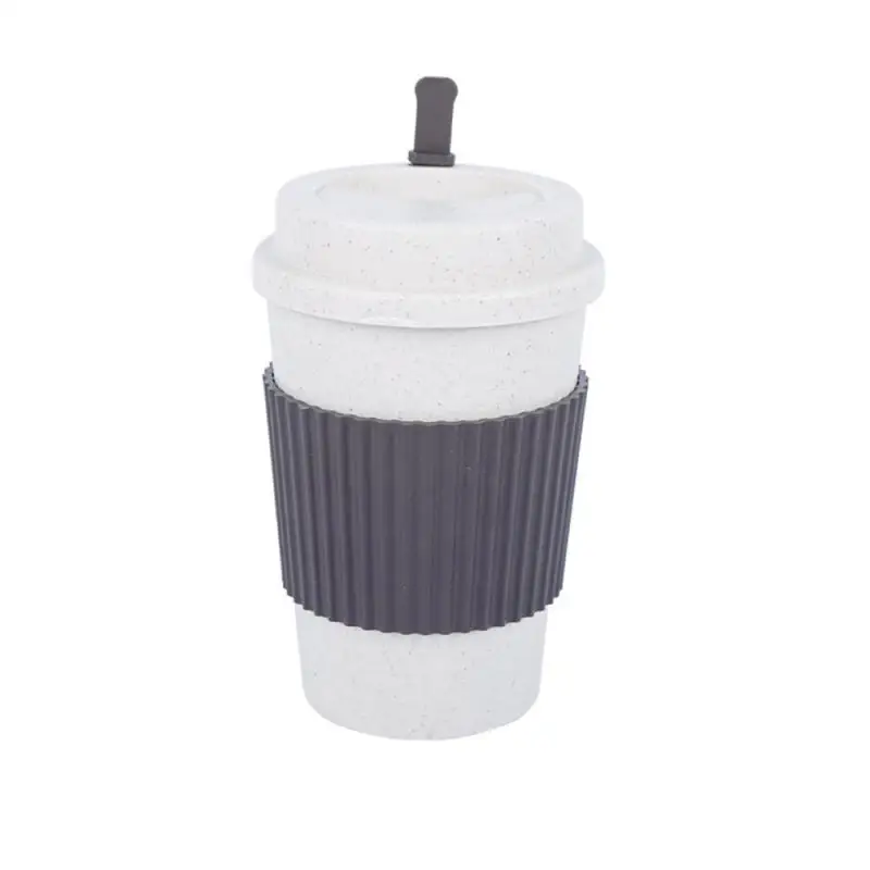 

Уличная портативная чашка, прочная современная простая чашка для воды, кофейная чашка, Минималистичная чайная чашка четырех цветов, чашка для кофе из пшеничной соломы