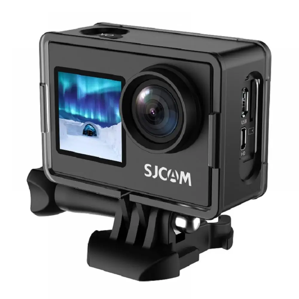 

SJCAM Action Camera SJ4000 Dual Screen 4K 30PFS WIFI Motorcycle Bicycle Helmet Waterproof Cam Sports Video DV 4K Cameras