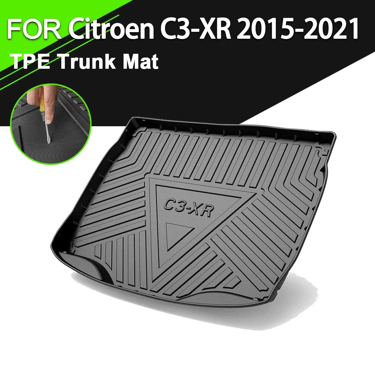Car Rear Trunk Cover Mat TPE Waterproof Non-Slip Rubber Cargo Liner Accessories For Citroen C3-XR 2015-2021
Car Rear Trunk Cover Mat TPE Waterproof Non-Slip Rubber Cargo Liner Accessories For Citroen C3-XR 2015-2021