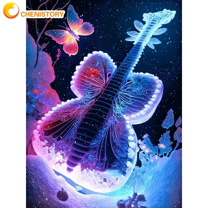 CHENISTORY Acrylic Painting By Numbers For Adults Kids Butterfly Guitar Diy Gift Coloring By Number Home Decors Picture Drawing
CHENISTORY Acrylic Painting By Numbers For Adults Kids Butterfly Guitar Diy Gift Coloring By Number Home Decors Picture Drawing