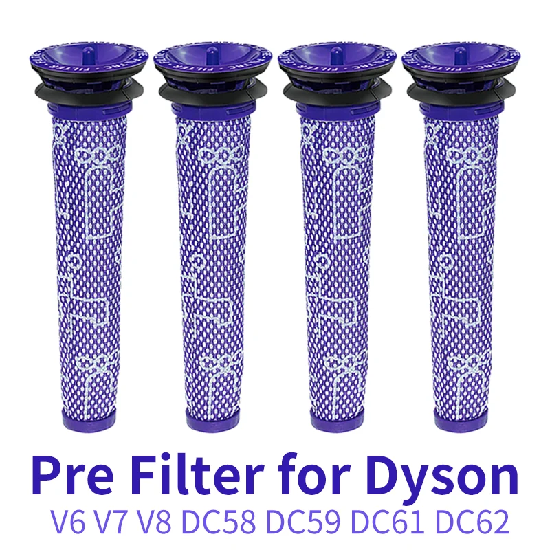 Pre Filters for Dyson V6 V7 V8 DC58 DC59 DC61 DC62 Vacuum Cleaner Accessories Replacement Parts
Pre Filters for Dyson V6 V7 V8 DC58 DC59 DC61 DC62 Vacuum Cleaner Accessories Replacement Parts