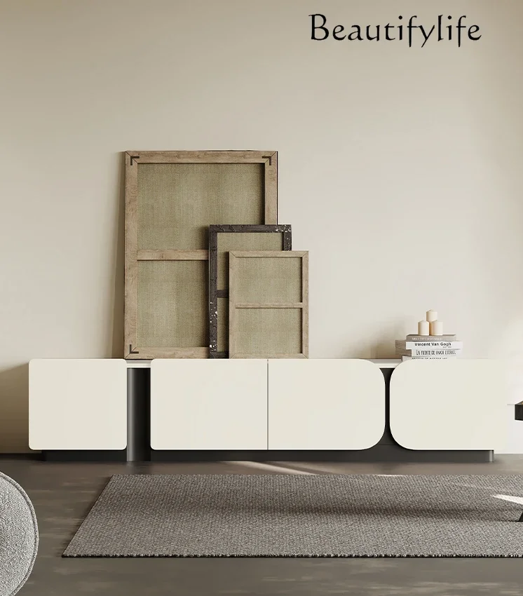 Cream Style TV Cabinet Living Room Home Locker Silent Style New High-End Floor Cabinet
Cream Style TV Cabinet Living Room Home Locker Silent Style New High-End Floor Cabinet