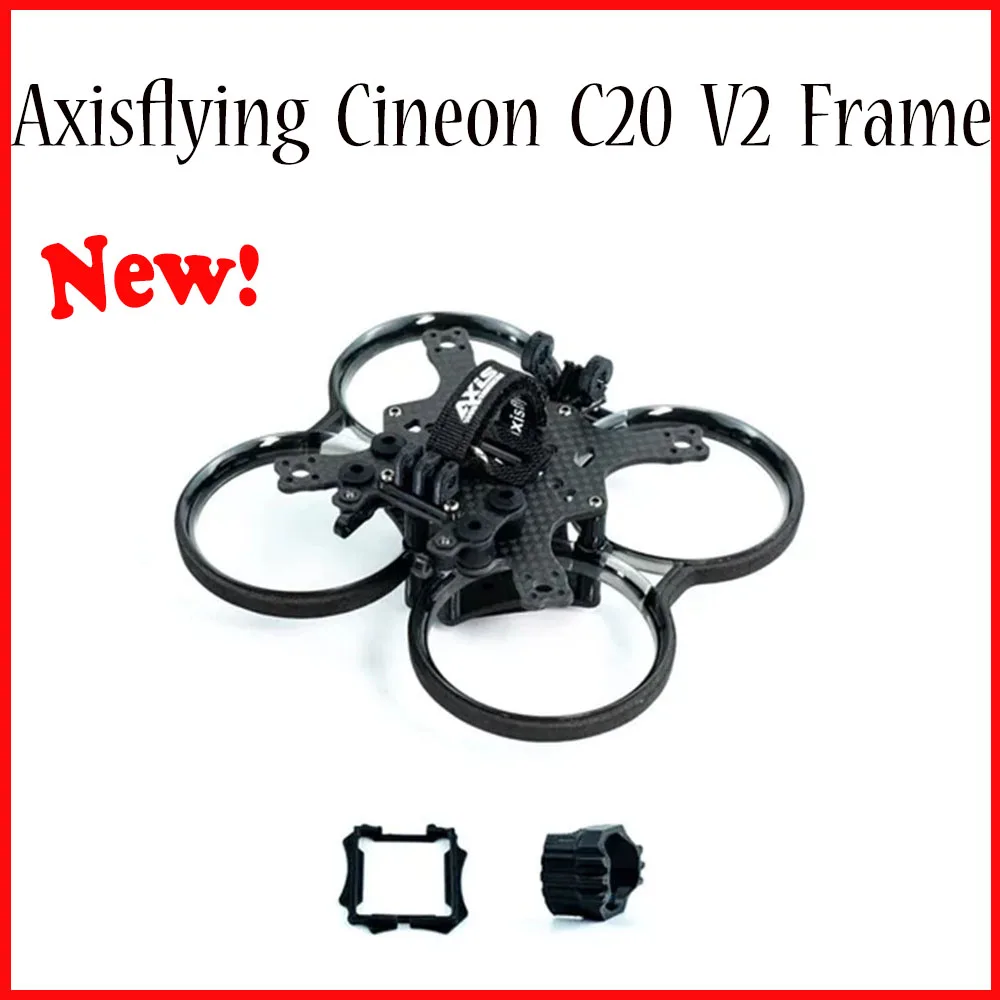 Axisflying Cineon C20 V2 комплект рамы для FPV дрона аксессуары 2 дюйма для помещений Cinewhoop для T700 углеродное волокно улучшенное сопротивление ветру
Axisflying Cineon C20 V2 комплект рамы для FPV дрона аксессуары 2 дюйма для помещений Cinewhoop для T700 углеродное волокно улучшенное сопротивление ветру