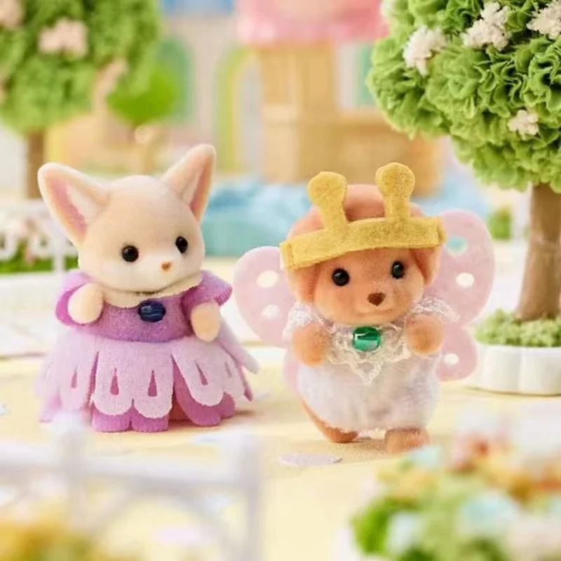 

Sylvanian Families Dressed Up As Cute Cats And Bears Little Rabbits And Birds Violets Butterflies Little Dog Christmas Gifts