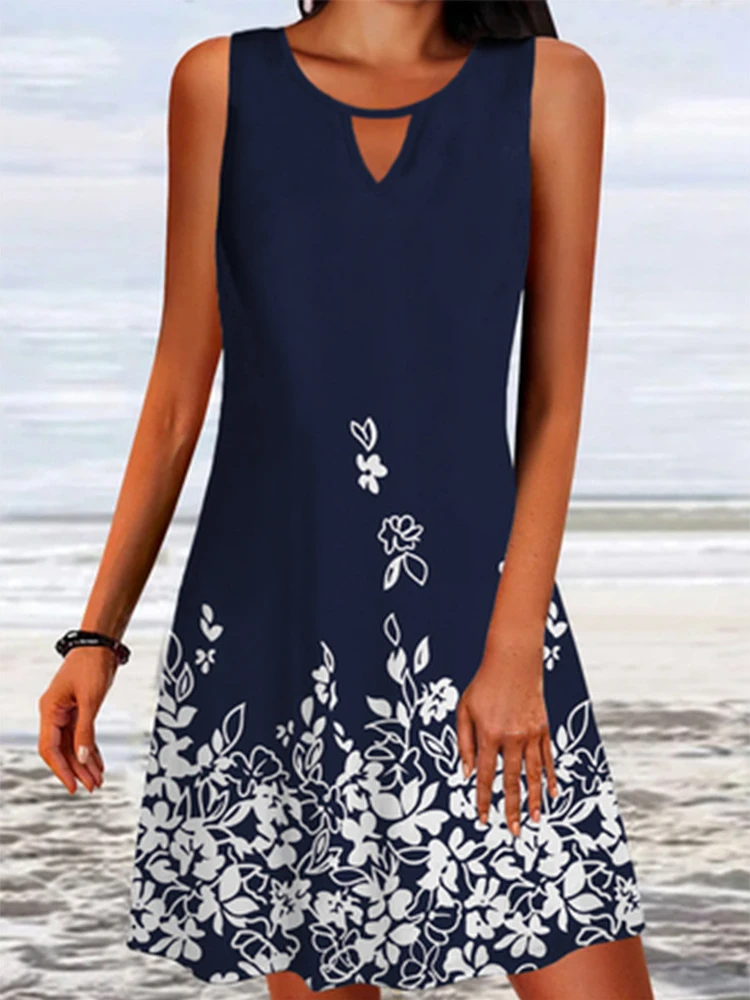 Women's Casual Dress Fashion Summer Sleeveless Pullover Oversize Party Dress Female Loose Printed Dresses
Women's Casual Dress Fashion Summer Sleeveless Pullover Oversize Party Dress Female Loose Printed Dresses