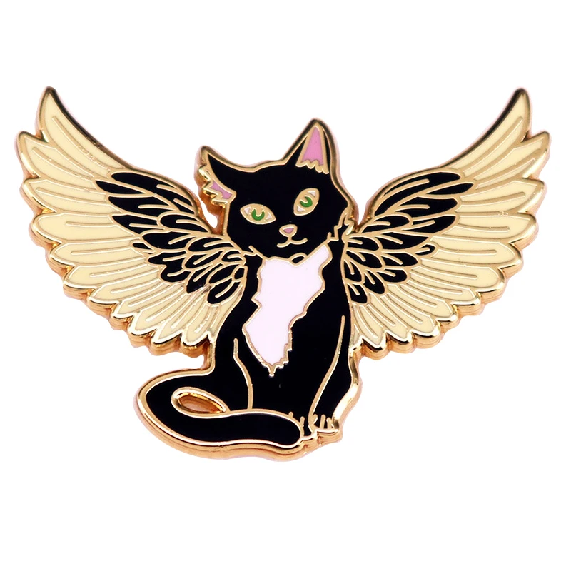 A3034 Cartoon Black Cat Angel Animals Enamel Pin Lapel Pin for Backpack Brooches on Clothes Briefcase Badges Jewelry Accessories 
A3034 Cartoon Black Cat Angel Animals Enamel Pin Lapel Pin for Backpack Brooches on Clothes Briefcase Badges Jewelry Accessories