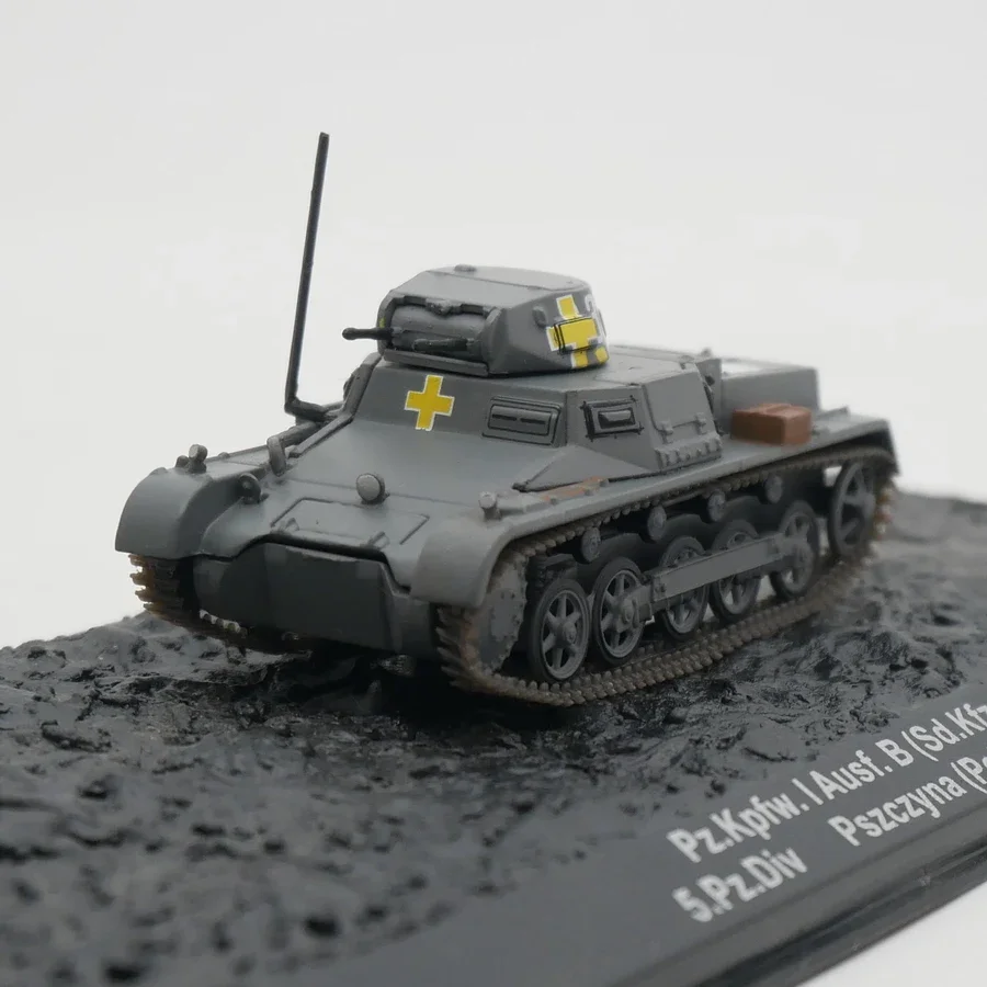 

Ixo 1:72 Scale Diecast Alloy Sd.Kfz.101 I Ausf B World War II German Tank No.1 Model Militarized Combat Track Type Gifts Toys