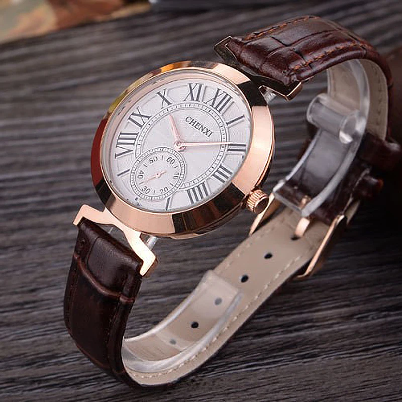 Модные элегантные женские часы Chenxi, Классические кварцевые наручные часы с римским циферблатом, женские часы с маленькими секундами, бесплатная доставка
Модные элегантные женские часы Chenxi, Классические кварцевые наручные часы с римским циферблатом, женские часы с маленькими секундами, бесплатная доставка