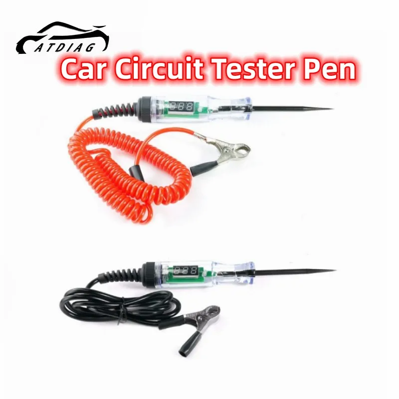 Newest Car Truck Voltage Circuit Tester 6V-24V DC Digital Display Long Probe Pen Light Bulb Automobile Diagnostic Repair Tool
Newest Car Truck Voltage Circuit Tester 6V-24V DC Digital Display Long Probe Pen Light Bulb Automobile Diagnostic Repair Tool