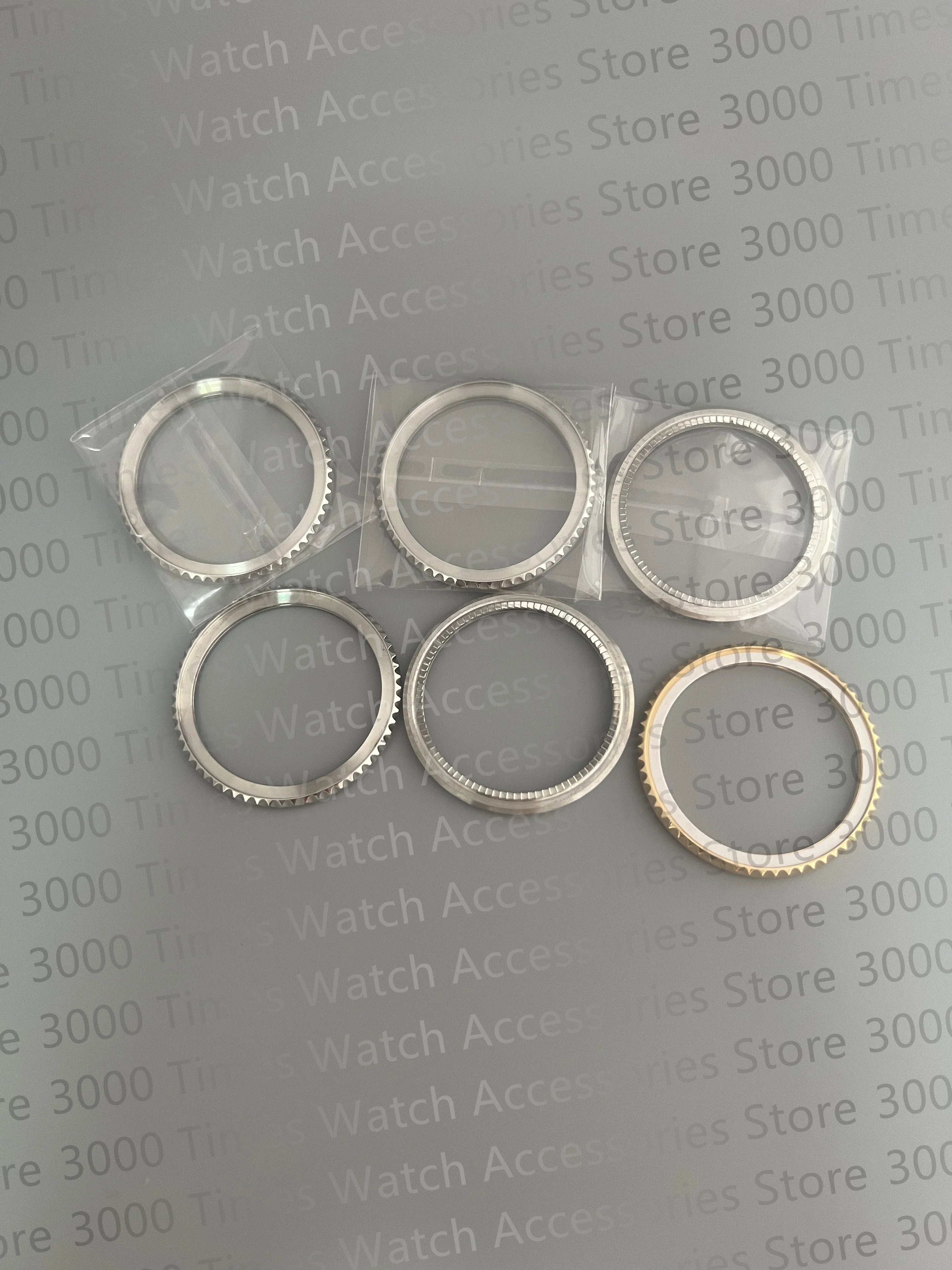 40.7MM Silver Gold Watch Accessories Stainless Steel Rotating Circle Watch Bezel Fit For RLX 40mm Case SUB 116610 116613
40.7MM Silver Gold Watch Accessories Stainless Steel Rotating Circle Watch Bezel Fit For RLX 40mm Case SUB 116610 116613