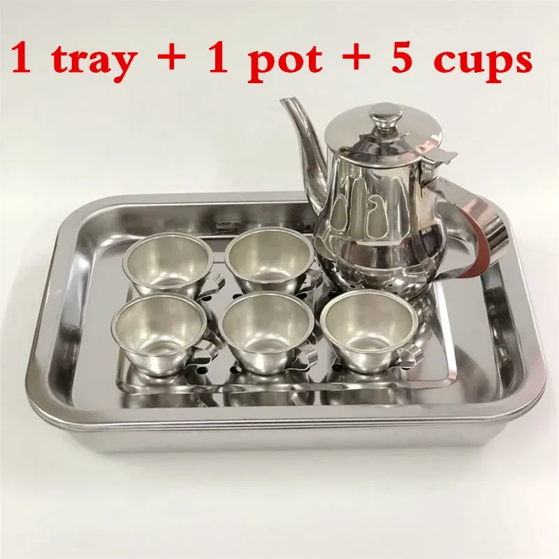 

Чайная тарелка из нержавеющей стали, поднос, посуда, термос, чайник, чашка, наборы, изысканный чайник, чайные инструменты, японский чайный набор, китайский чайник