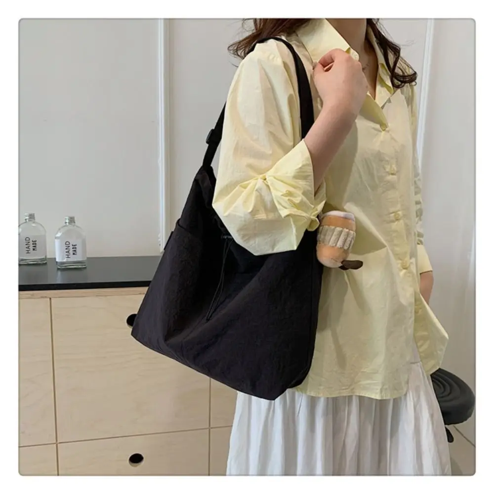 New Fashion Women Shoulder Bag Nylon Casual High Quality Tote Bag Solid Color Basic Style Crossbody Bag New Fashion Women Shoulder Bag Nylon Casual High Quality Tote Bag Solid Color Basic Style Crossbody Bag