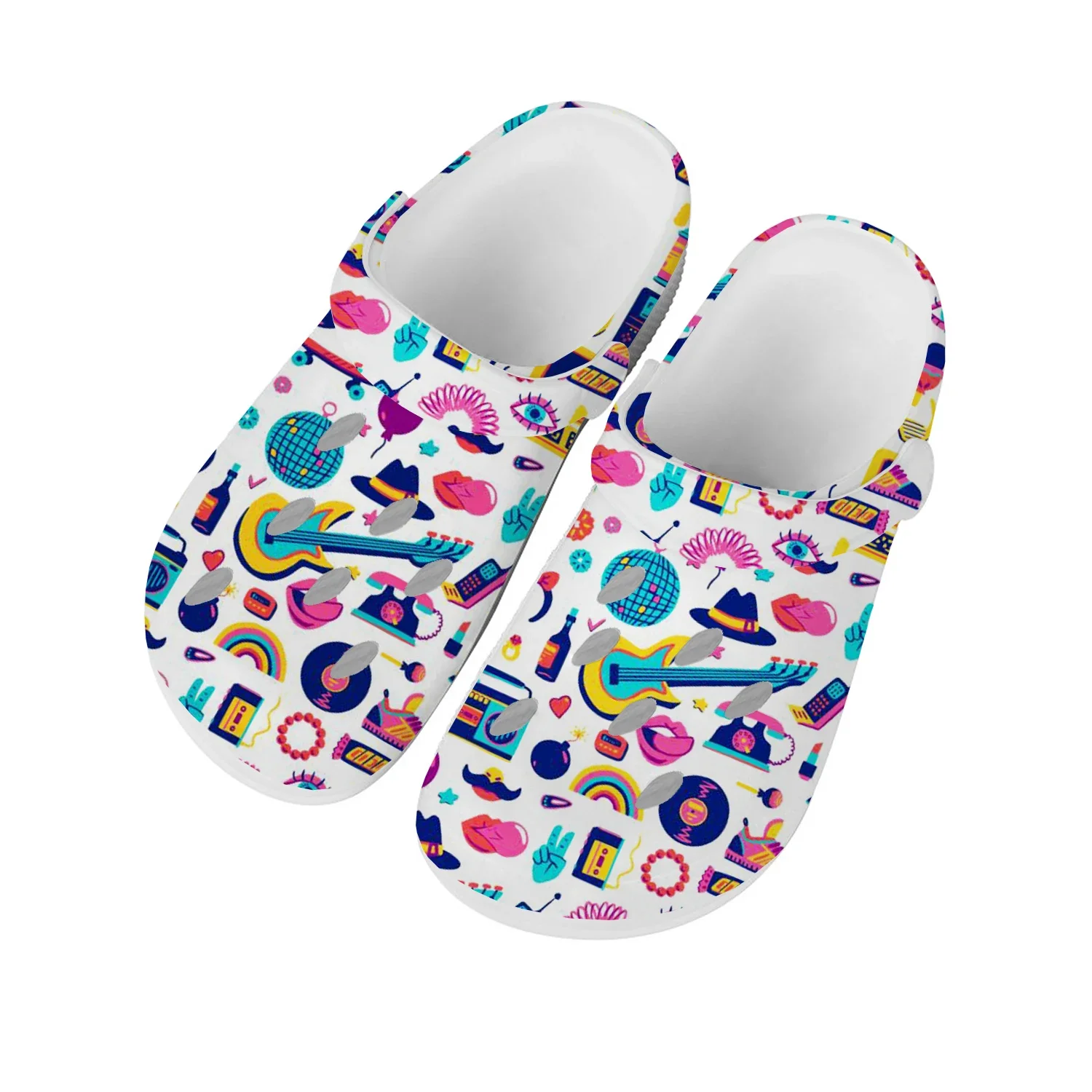 Funny Retro 80s 90s Icons Home Clog Mens Women Youth Boy Girl Sandals Shoes Garden Custom Breathable Shoe Beach Hole Slippers
Funny Retro 80s 90s Icons Home Clog Mens Women Youth Boy Girl Sandals Shoes Garden Custom Breathable Shoe Beach Hole Slippers