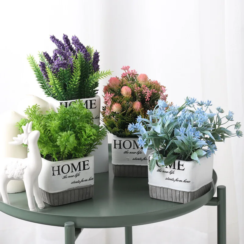Fresh Simulation Green Plants Potted Plants Home Furnishings Cement Pots Living Room Decoration Fake Flowers
Fresh Simulation Green Plants Potted Plants Home Furnishings Cement Pots Living Room Decoration Fake Flowers