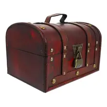 Treasure Chest Vintage Wooden Storage Box Antique Style Jewelry Organizer For Jewelry Box Trinket Box Home
Treasure Chest Vintage Wooden Storage Box Antique Style Jewelry Organizer For Jewelry Box Trinket Box Home