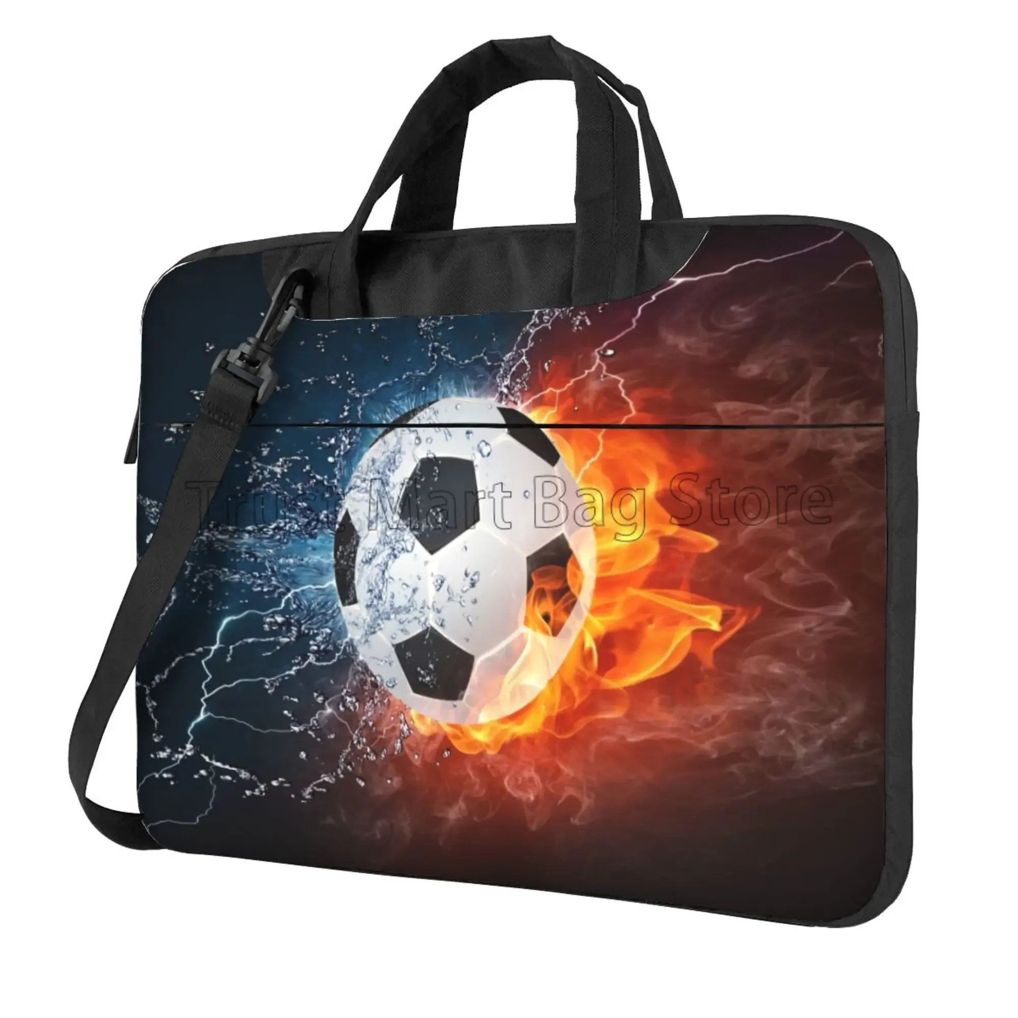 Soccer Ball Print Laptop Shoulder Bag Compatible with 13/14/15.6 Inches Custom Carrying Case Computer PC Cover Pouch
Soccer Ball Print Laptop Shoulder Bag Compatible with 13/14/15.6 Inches Custom Carrying Case Computer PC Cover Pouch