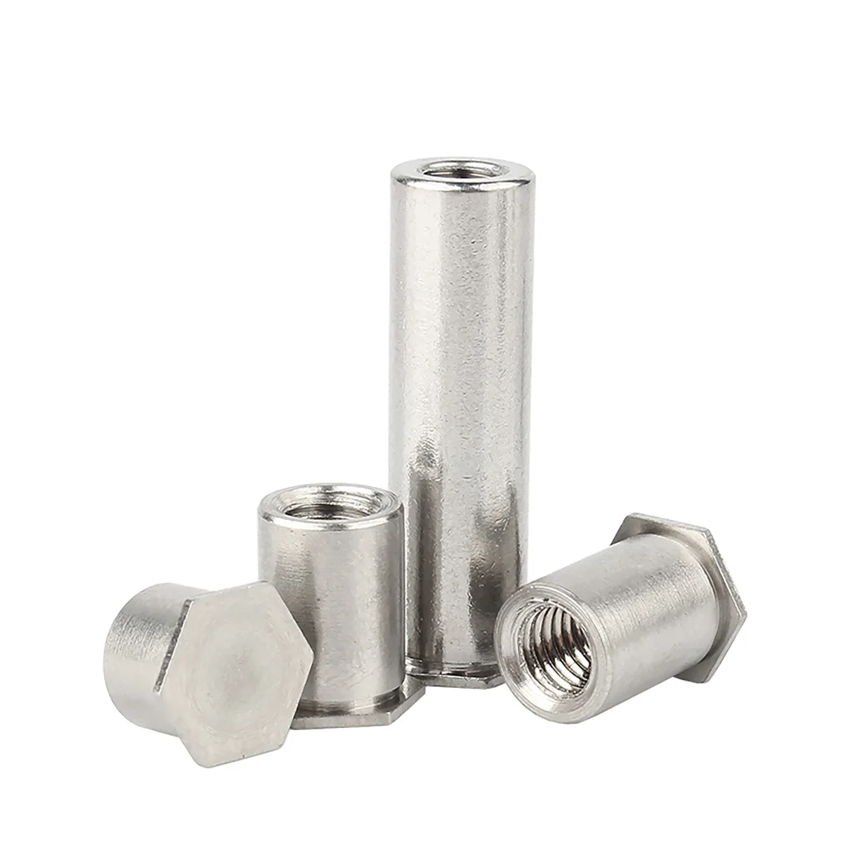 304 Stainless Steel Blind Hole Rivet Nut Column Rivet Fastener Bottom Hole 4.2/5.4/7.2mm
304 Stainless Steel Blind Hole Rivet Nut Column Rivet Fastener Bottom Hole 4.2/5.4/7.2mm