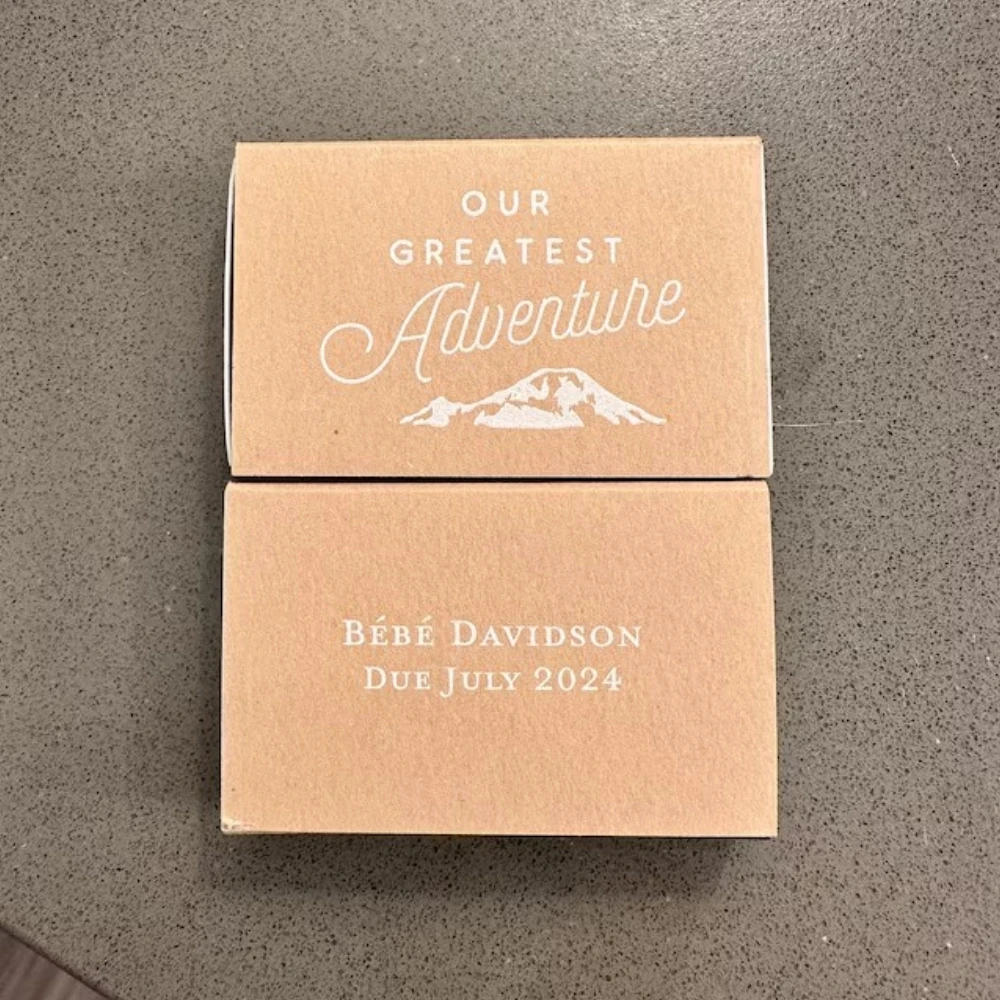 Personalized Wedding Matches - Our Greatest Adventure Match Boxes - Engagement - Reception Decor- Bride Shower -Birthday- Party
Personalized Wedding Matches - Our Greatest Adventure Match Boxes - Engagement - Reception Decor- Bride Shower -Birthday- Party