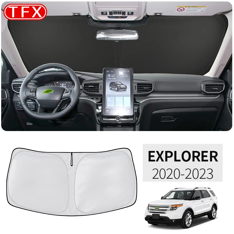For Ford Explorer 2020-2023 Car Styling Nano-Insulat Windshield Sunshade Front Window Sun Shade Visor Auto Interior Accessories
For Ford Explorer 2020-2023 Car Styling Nano-Insulat Windshield Sunshade Front Window Sun Shade Visor Auto Interior Accessories