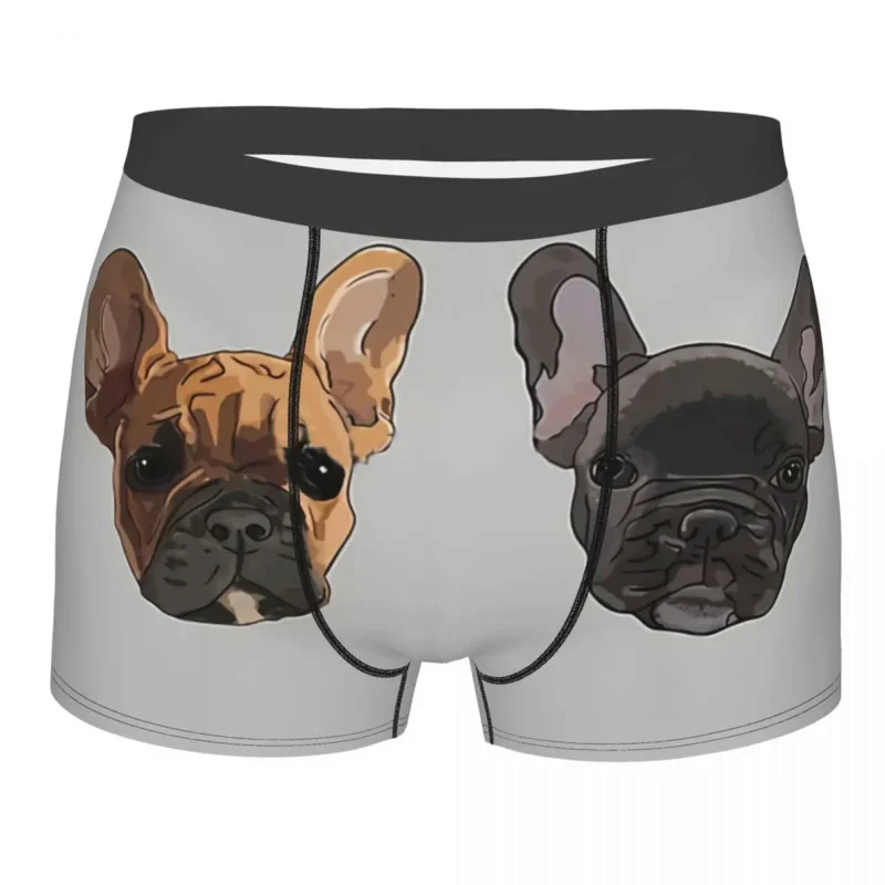 

French Bulldog Pet Frenchies Underpants Breathbale Panties Men's Underwear Ventilate Shorts Boxer Briefs