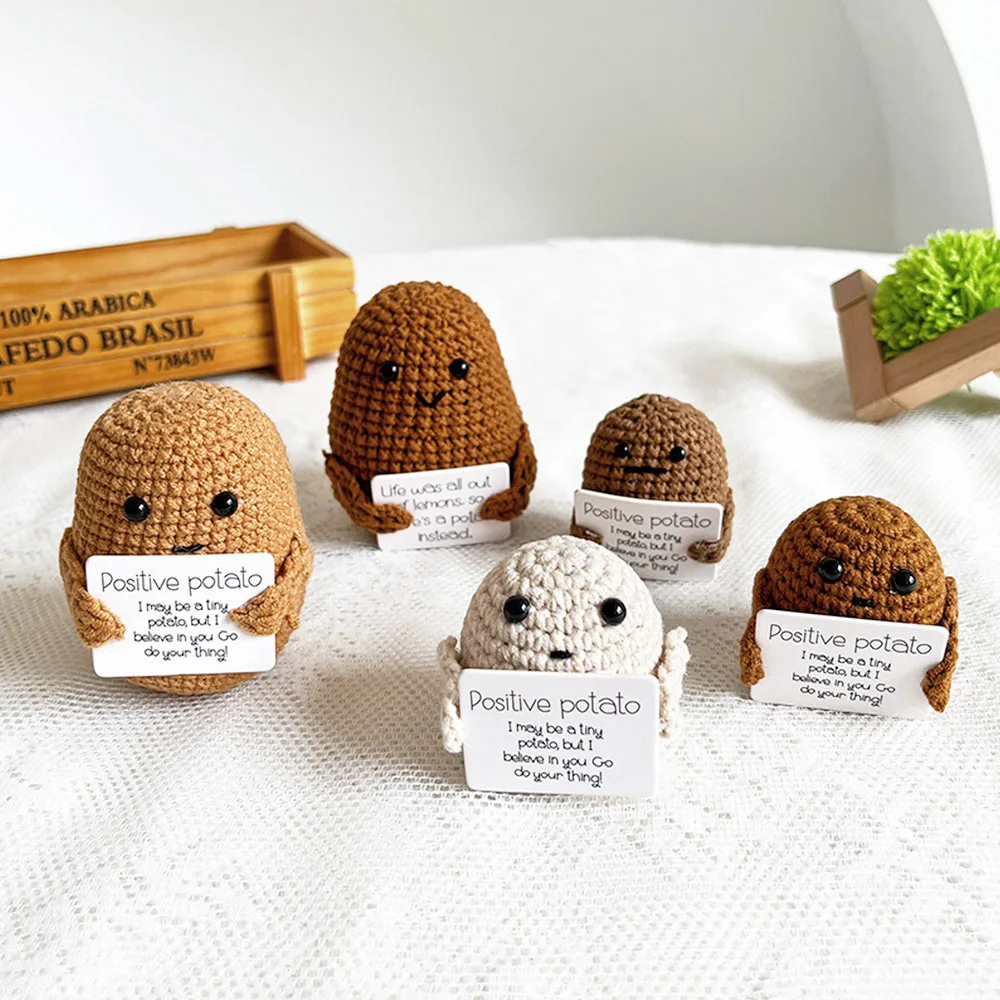 Cute Potatoes Knitted Decorations Dolls Small Woolen Dolls Room Decoration with Figurines Interesting Gift Doll Accessories Toys
Cute Potatoes Knitted Decorations Dolls Small Woolen Dolls Room Decoration with Figurines Interesting Gift Doll Accessories Toys