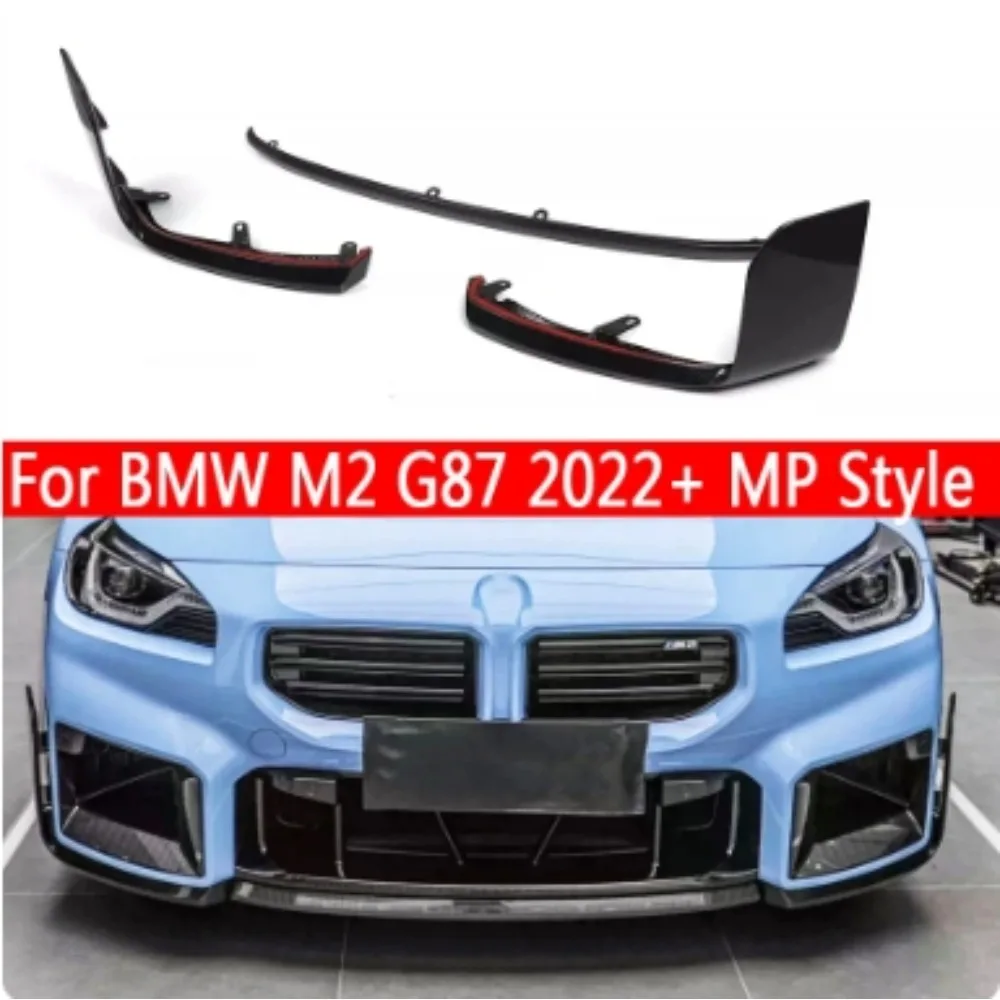 For BMW M2 G87 2022+ MP Style Dry Carbon Fiber Car Front Bumper Diverter Spoiler Diffuser Front lip chin Shunt upgraded body kit
For BMW M2 G87 2022+ MP Style Dry Carbon Fiber Car Front Bumper Diverter Spoiler Diffuser Front lip chin Shunt upgraded body kit