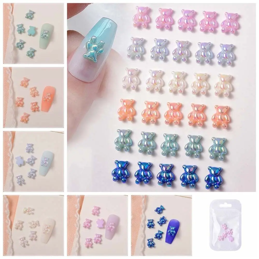 5Pcs/set Bear Nail Charm Aurora Bear Nail Decorations DIY Bear Nail Art Drills Nail Supplies Cartoon Bear Nail Accessories
5Pcs/set Bear Nail Charm Aurora Bear Nail Decorations DIY Bear Nail Art Drills Nail Supplies Cartoon Bear Nail Accessories