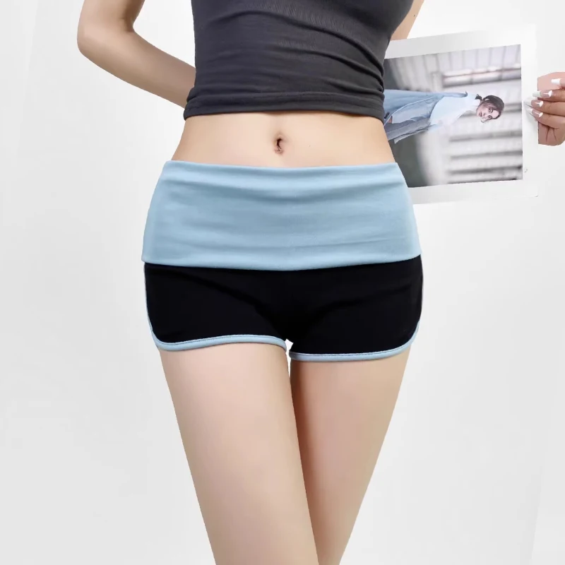 Shorts Women Contrast Patchwork Fold Over Slim Mid Rise Versatile Slim Sports Casual Yoga Short Pants Hottie Y2K Streetwear
Shorts Women Contrast Patchwork Fold Over Slim Mid Rise Versatile Slim Sports Casual Yoga Short Pants Hottie Y2K Streetwear