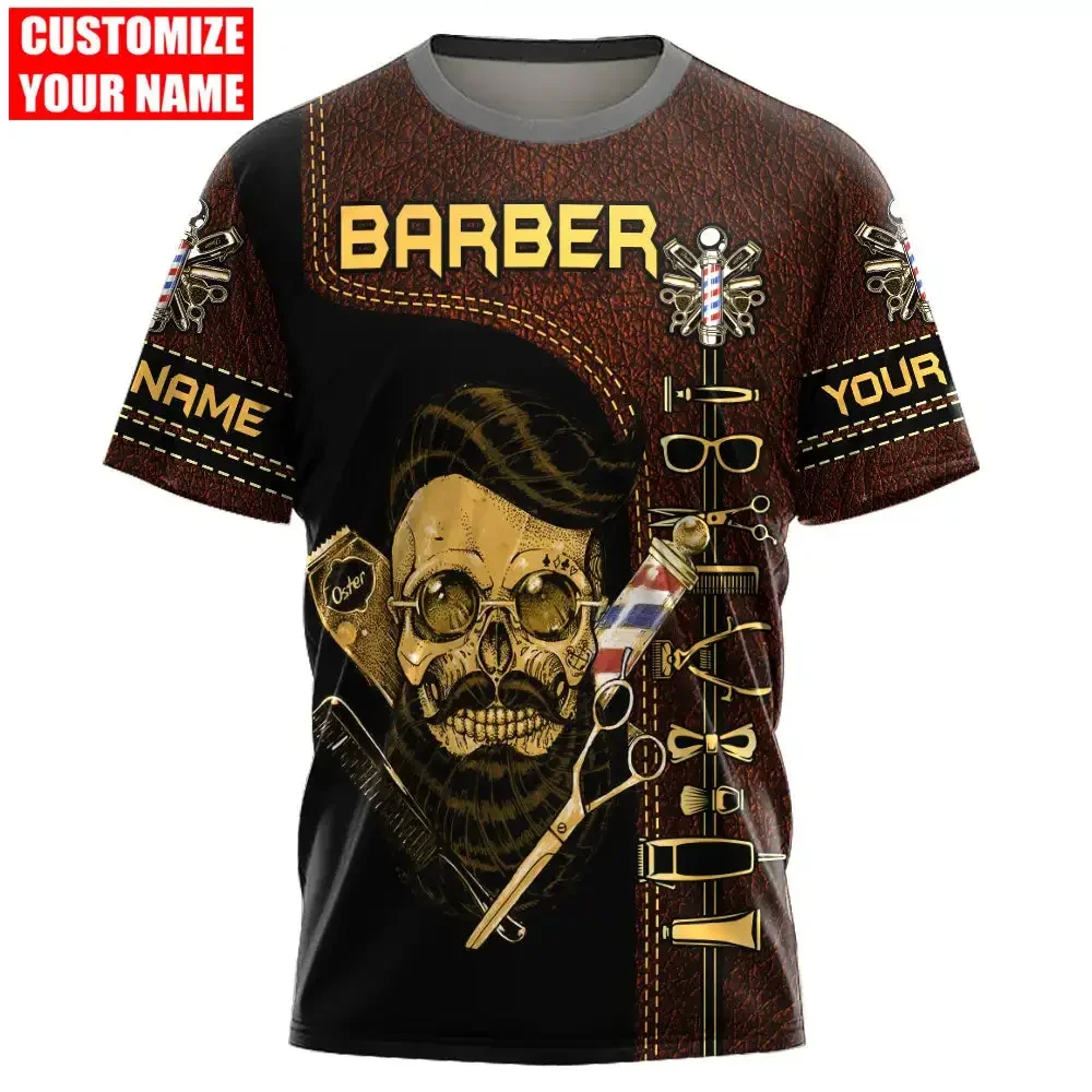 Barber Uniform Men's T Shirt Fashion Hip Hop Harajuku 3D Custom Print Tees Casual O-neck Oversized Short Sleeve Loose Tops
Barber Uniform Men's T Shirt Fashion Hip Hop Harajuku 3D Custom Print Tees Casual O-neck Oversized Short Sleeve Loose Tops