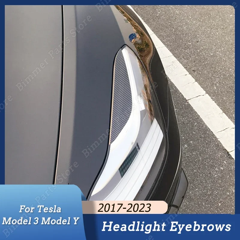 Car Front Headlight Eyebrow Eyelid Lid Trim Lamp Cover Gloss Black ABS Sticker Accessories For Tesla Model 3 Model Y 2017-2023
Car Front Headlight Eyebrow Eyelid Lid Trim Lamp Cover Gloss Black ABS Sticker Accessories For Tesla Model 3 Model Y 2017-2023