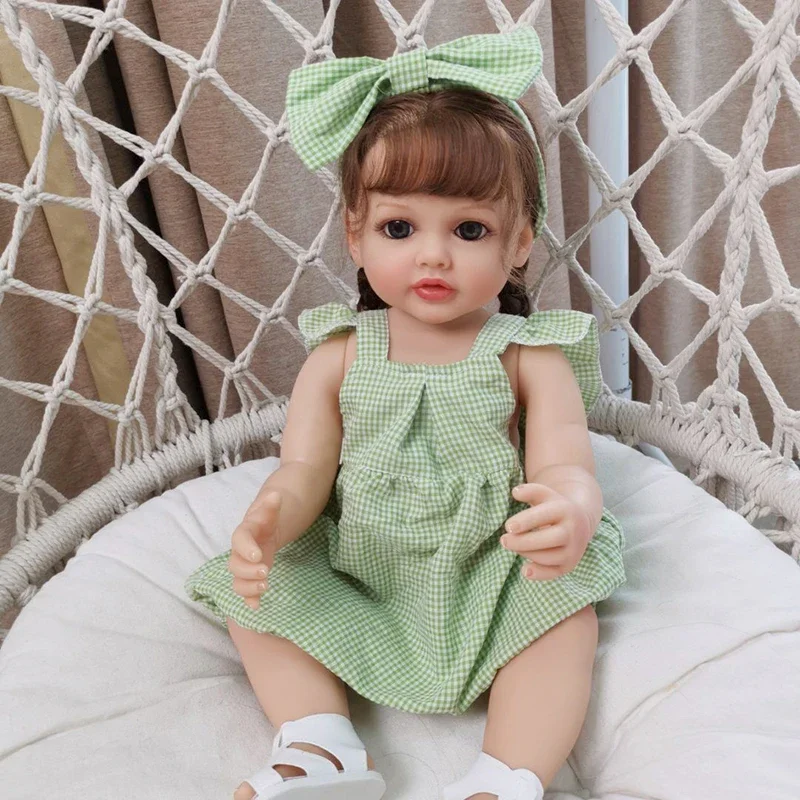 55CM Full Body Silicone Reborn Toddler Princess Betty with 3D Skin Venis Lifelike Hand Rooted Hair Can Be Bath for Girl Gifts
55CM Full Body Silicone Reborn Toddler Princess Betty with 3D Skin Venis Lifelike Hand Rooted Hair Can Be Bath for Girl Gifts