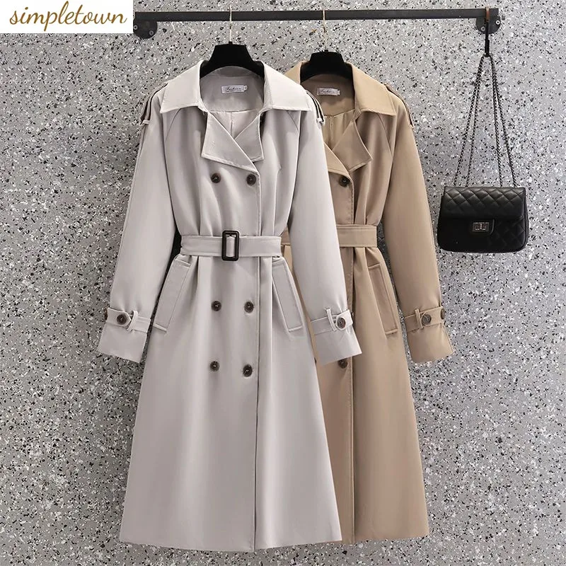 Women's Windbreaker Long Style Spring and Autumn New Style Temperament Versatile Waist Closing Fashion French Casual Coat
Women's Windbreaker Long Style Spring and Autumn New Style Temperament Versatile Waist Closing Fashion French Casual Coat
