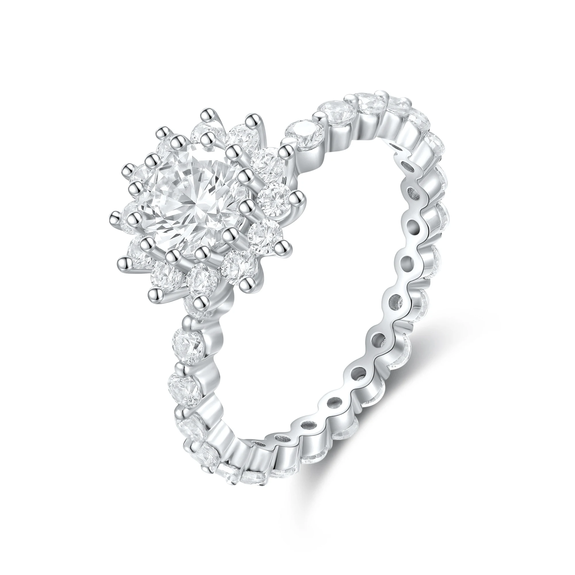 Jewelry 18K Gold White Gold 1.2Carat Round Cut Simulated Diamond Engagement Ring
Jewelry 18K Gold White Gold 1.2Carat Round Cut Simulated Diamond Engagement Ring